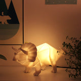 White Dinosaur Led Lamp - House of Disaster