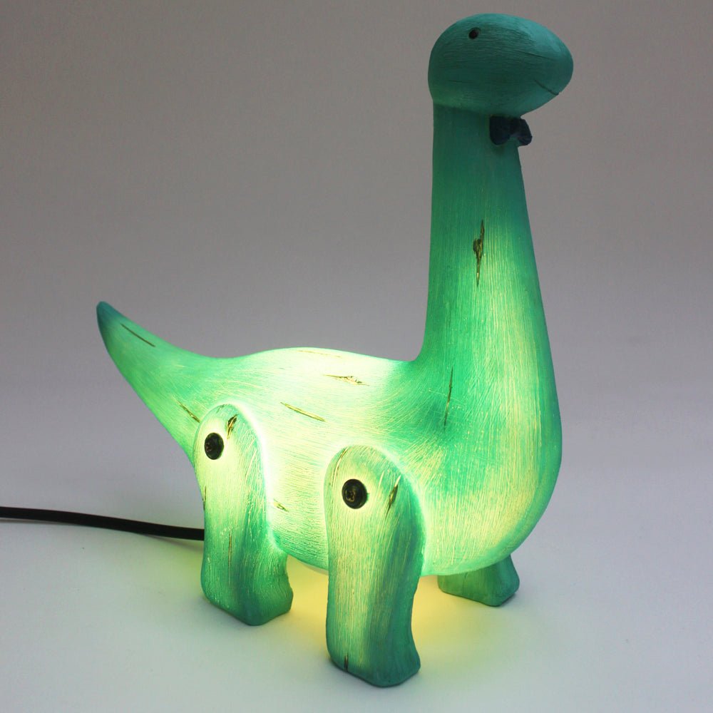 Wood Effect Cute Diplodocus Light - House of Disaster