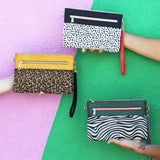 Animal Zebra Print Clutch Bag