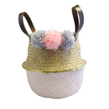 Casa Woven Small Pink Storage Basket