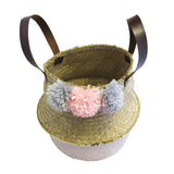 Casa Woven Small Pink Storage Basket